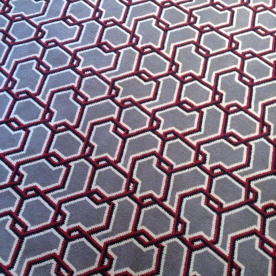 Beautiful chain mail inspired carpet